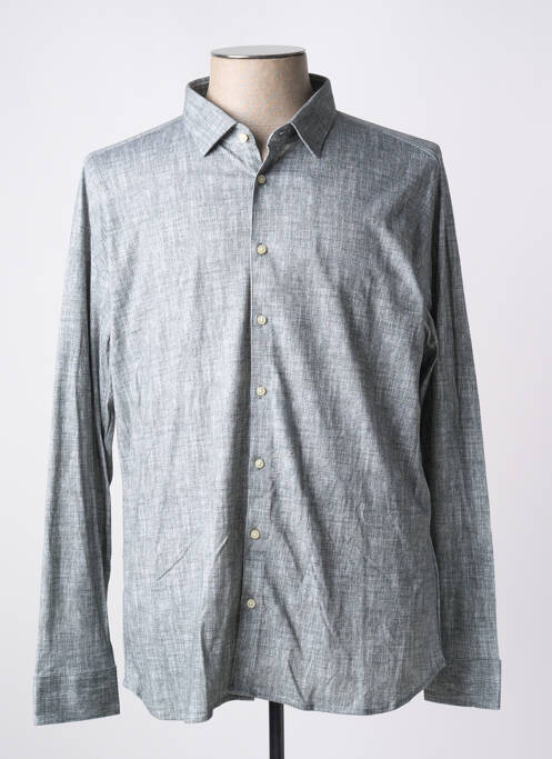 Chemise manches longues manches longues vert DESOTO homme