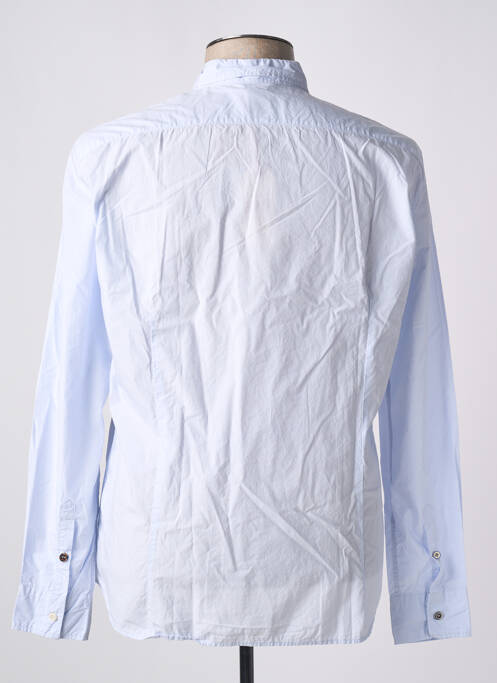Chemise manches longues manches longues bleu BOB homme