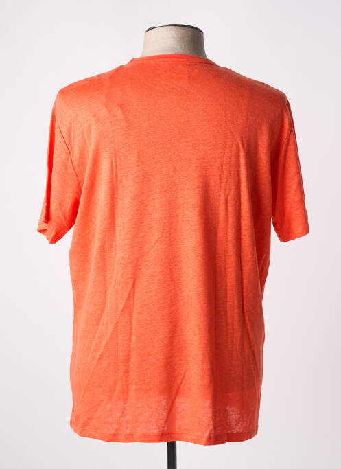 T-shirt coupe cintrée manches courtes orange MC2 SAINT BARTH homme