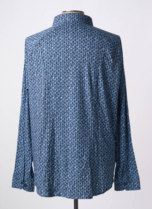 Chemise manches longues bleu DESOTO pour homme