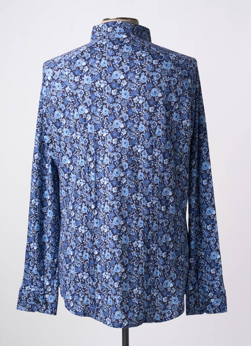 Chemise manches longues bleu DESOTO pour homme