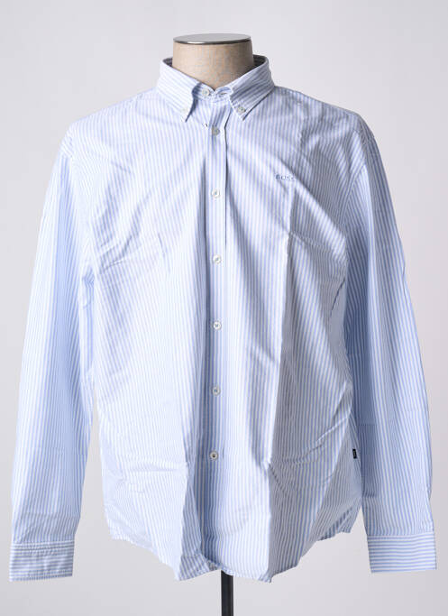 Chemise manches longues bleu HUGO BOSS pour homme