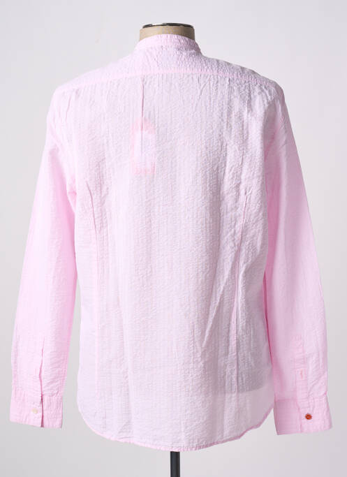 Chemise manches longues rose BOB pour homme