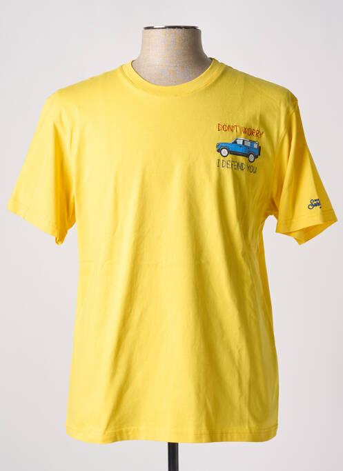 T-shirt jaune MC2 SAINT BARTH pour homme
