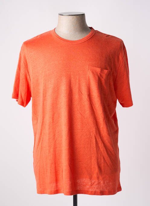 T-shirt orange MC2 SAINT BARTH pour homme