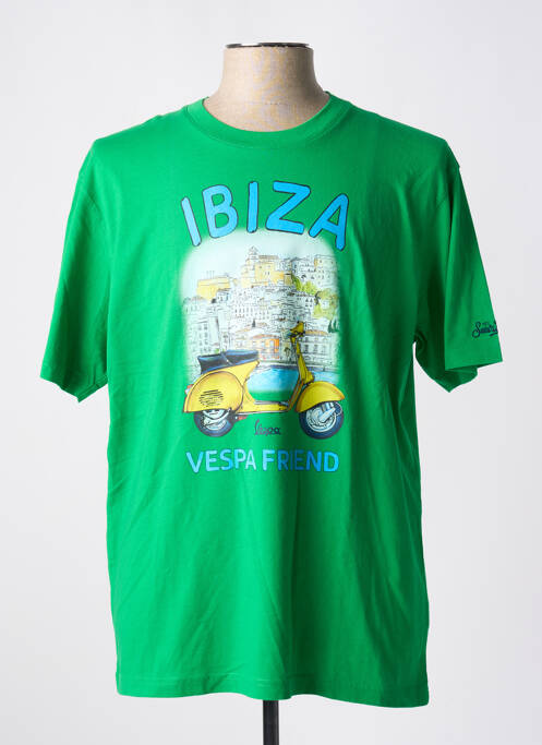 T-shirt vert MC2 SAINT BARTH pour homme