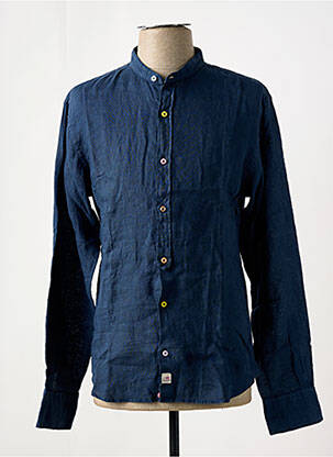 Chemise manches longues manches longues bleu PANAMA homme