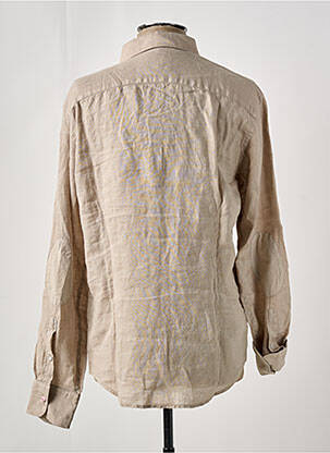 Chemise manches longues manches longues beige PANAMA homme