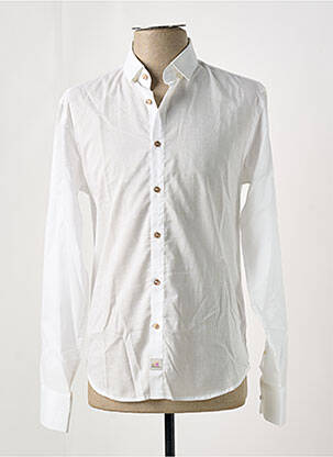 Chemise manches longues manches longues blanc PANAMA homme
