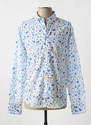 Chemise manches longues manches longues bleu PANAMA homme