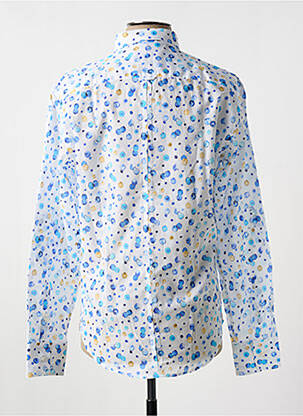 Chemise manches longues manches longues bleu PANAMA homme
