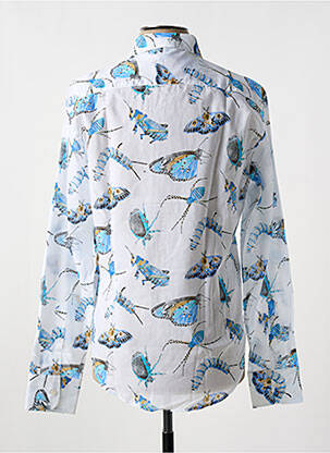 Chemise manches longues manches longues bleu PANAMA homme