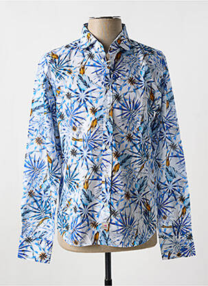 Chemise manches longues manches longues bleu PANAMA homme