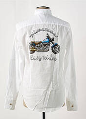 Chemise manches longues blanc PANAMA pour homme seconde vue