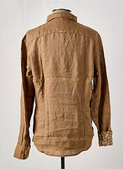 Chemise manches longues marron PANAMA pour homme seconde vue
