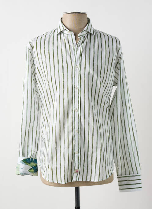 Chemise manches longues manches longues vert PANAMA homme