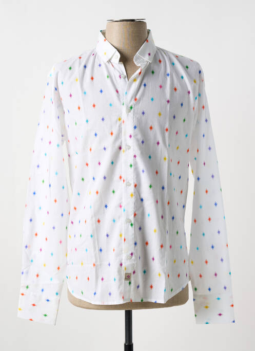 Chemise manches longues manches longues blanc PANAMA homme