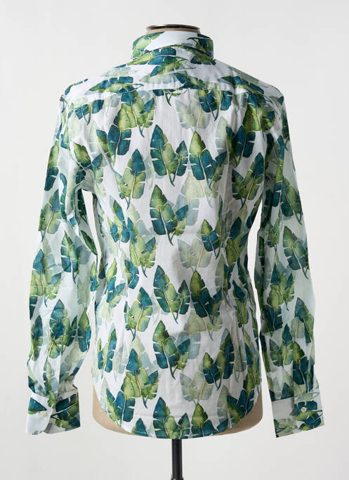Chemise manches longues imprimé fantaisie vert PANAMA homme