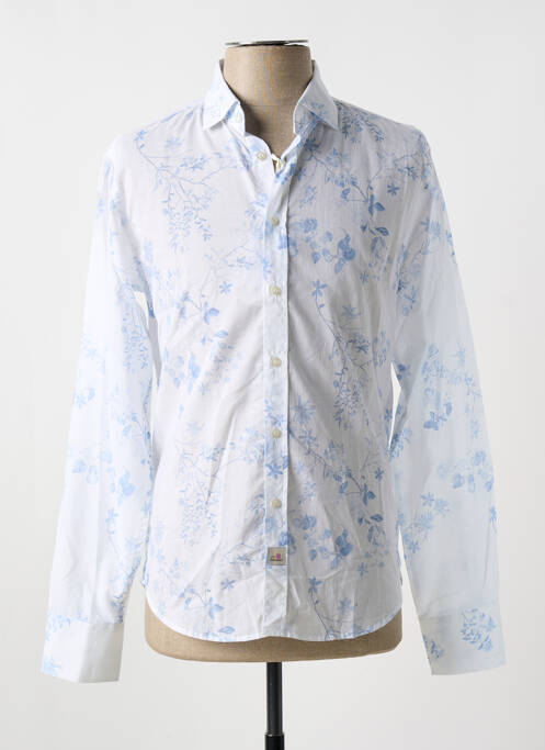 Chemise manches longues blanc PANAMA pour homme