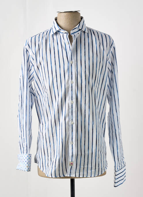 Chemise manches longues bleu PANAMA pour homme