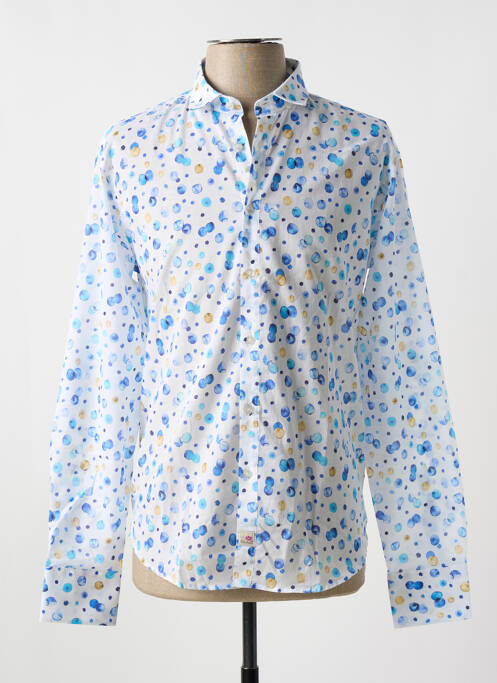 Chemise manches longues bleu PANAMA pour homme