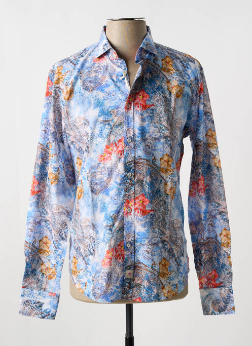 Chemise manches longues bleu PANAMA pour homme