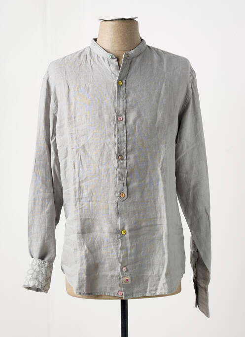 Chemise manches longues gris PANAMA pour homme