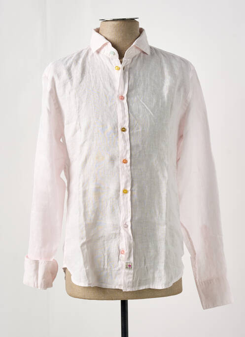 Chemise manches longues rose clair PANAMA pour homme