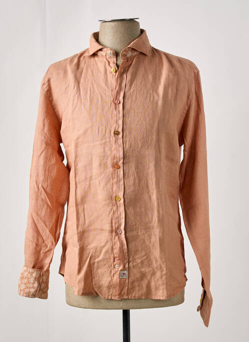 Chemise manches longues rose PANAMA pour homme