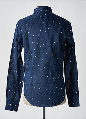 Chemise manches longues manches longues bleu PANAMA homme