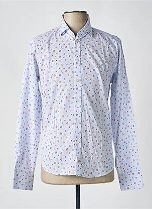 Chemise manches longues manches longues bleu PANAMA homme