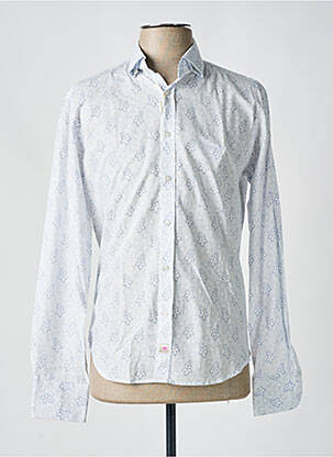 Chemise manches longues imprimé fleurs bleu PANAMA homme