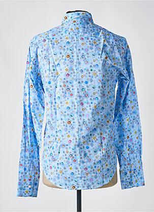 Chemise manches longues imprimé fleurs bleu PANAMA homme