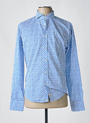 Chemise manches longues manches longues bleu PANAMA homme