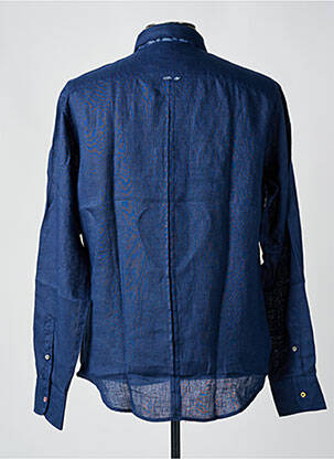 Chemise manches longues manches longues bleu PANAMA homme