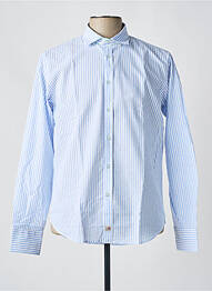Chemise manches longues manches longues bleu PANAMA homme