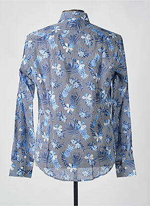 Chemise manches longues manches longues bleu PANAMA homme