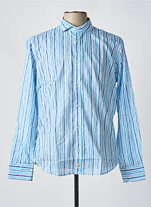 Chemise manches longues manches longues bleu PANAMA homme