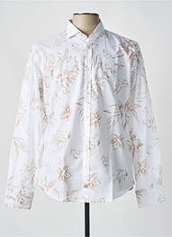 Chemise manches longues manches longues marron PANAMA homme