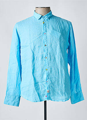 Chemise manches longues manches longues bleu PANAMA homme