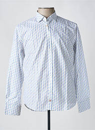 Chemise manches longues manches longues bleu PANAMA homme