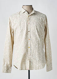 Chemise manches longues manches longues beige PANAMA homme