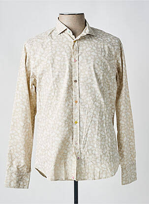 Chemise manches longues manches longues beige PANAMA homme