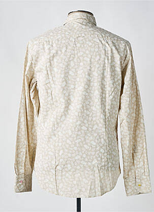 Chemise manches longues manches longues beige PANAMA homme