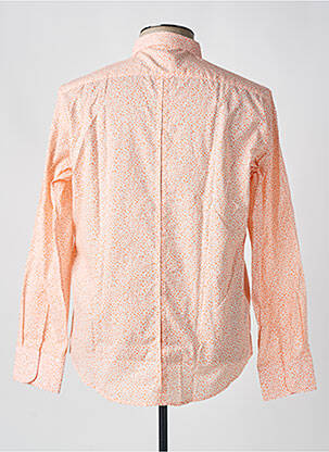 Chemise manches longues imprimé fleurs orange PANAMA homme