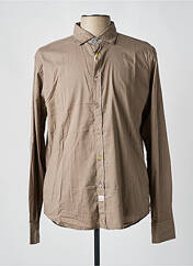 Chemise manches longues marron PANAMA pour homme seconde vue