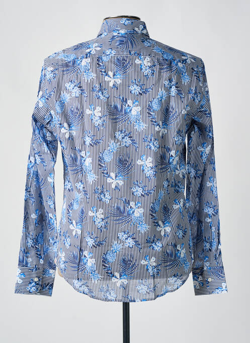 Chemise manches longues manches longues bleu PANAMA homme