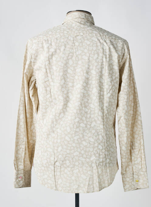 Chemise manches longues beige PANAMA pour homme