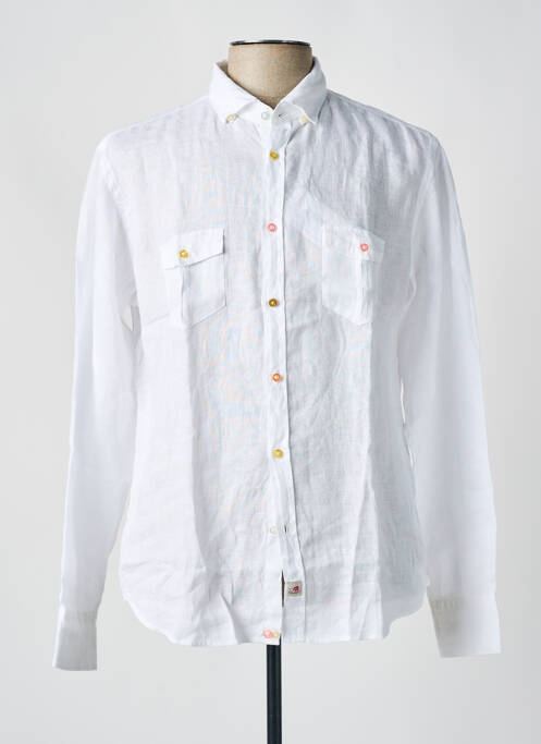 Chemise manches longues blanc PANAMA pour homme
