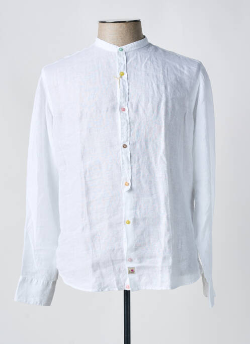 Chemise manches longues blanc PANAMA pour homme